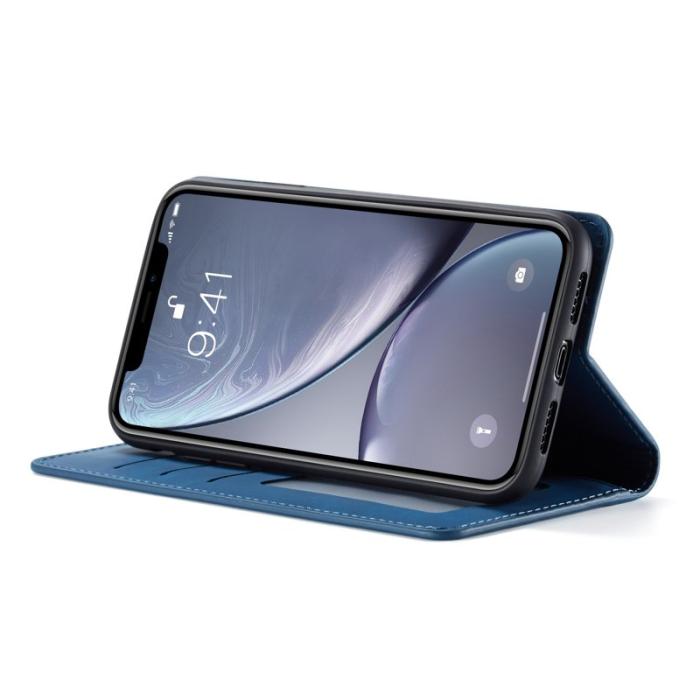 FORWENW - FORWENW Fantasy Series iPhone XR Fodral Äkta läder - Blå