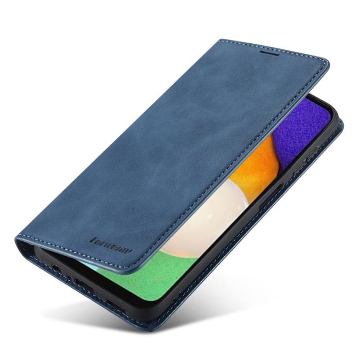 FORWENW - FORWENW Fantasy Series Samsung Galaxy A35 Fodral - PU Läder - Blå