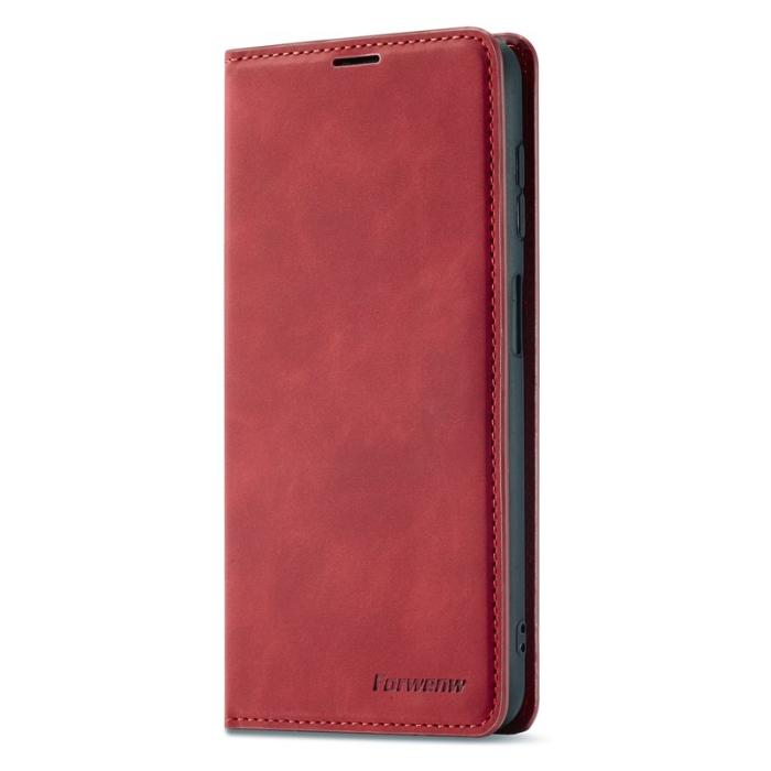 FORWENW - FORWENW Fantasy Series Samsung Galaxy A35 Fodral - PU Läder - Röd
