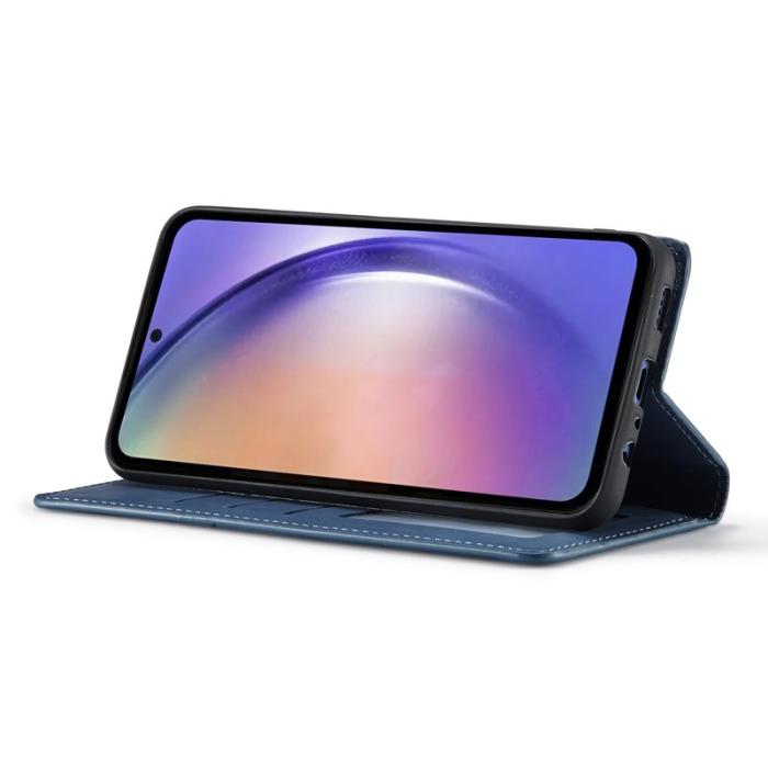 FORWENW - FORWENW Fantasy Series Samsung Galaxy A54 Fodral Äkta läder - Blå