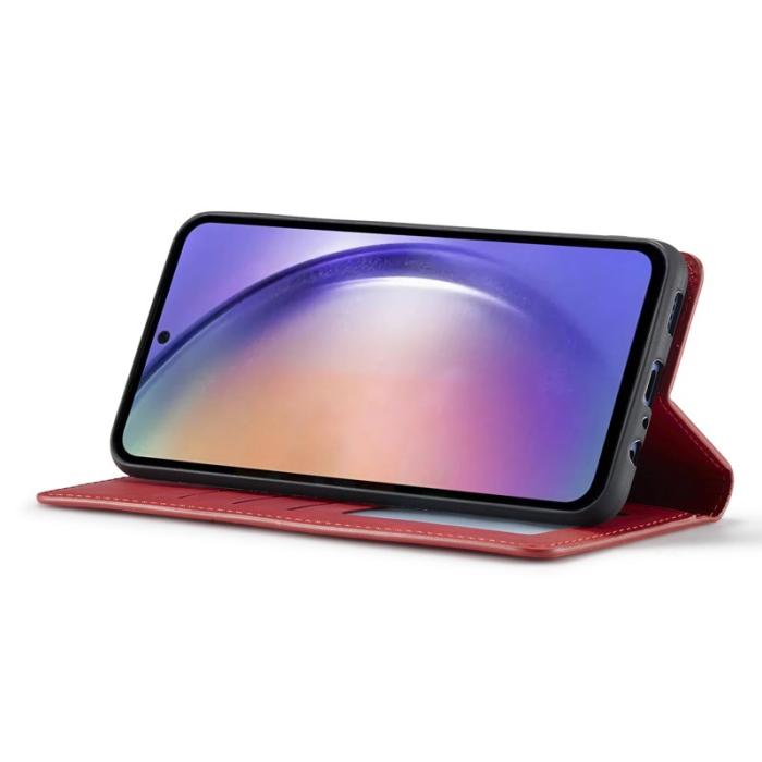 FORWENW - FORWENW Fantasy Series Samsung Galaxy A54 Fodral Äkta läder - Röd