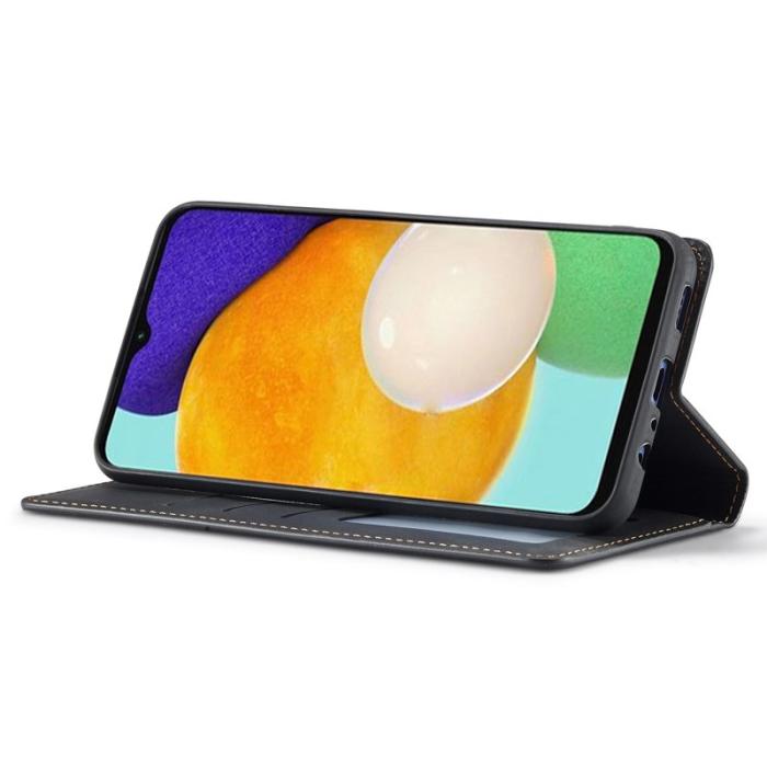 FORWENW - FORWENW Fantasy Series Samsung Galaxy A55 Skal - PU Läder - Svart