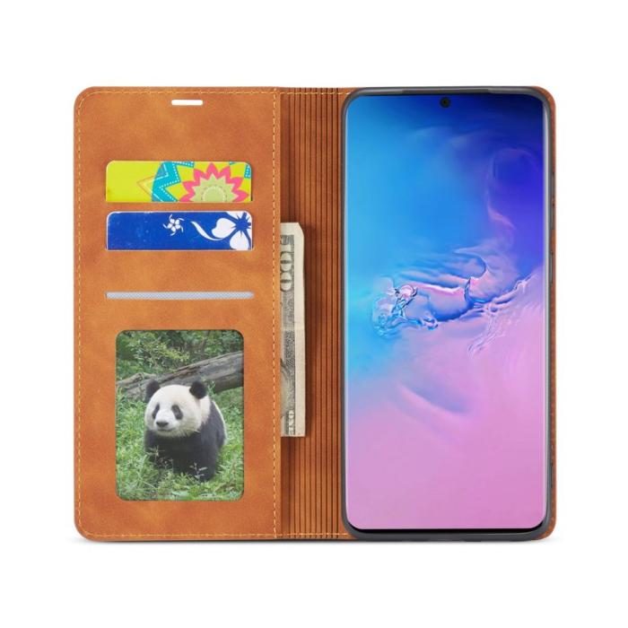 FORWENW - FORWENW Fantasy Series Samsung Galaxy S20 Ultra Fodral - Brun