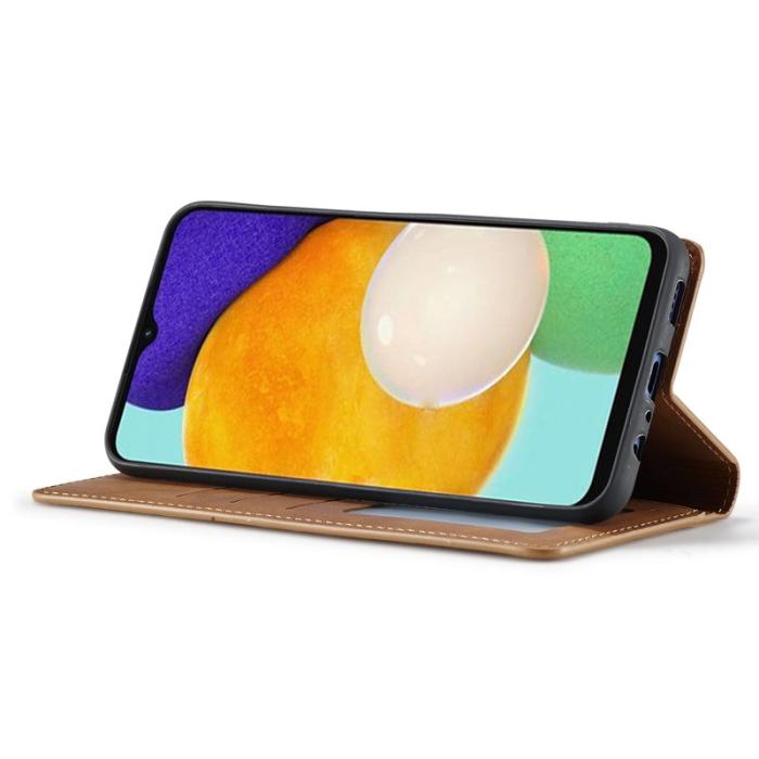 FORWENW - FORWENW Fantasy Series Samsung Galaxy S24 Fodral - Äkta läder - Brun