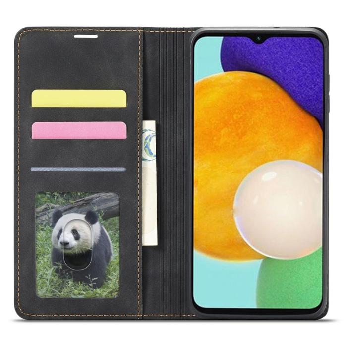 FORWENW - FORWENW Fantasy Series Samsung Galaxy S24+ Fodral Äkta läder - Svart