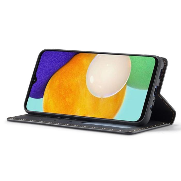 FORWENW - FORWENW Fantasy Series Samsung Galaxy S24+ Fodral Äkta läder - Svart