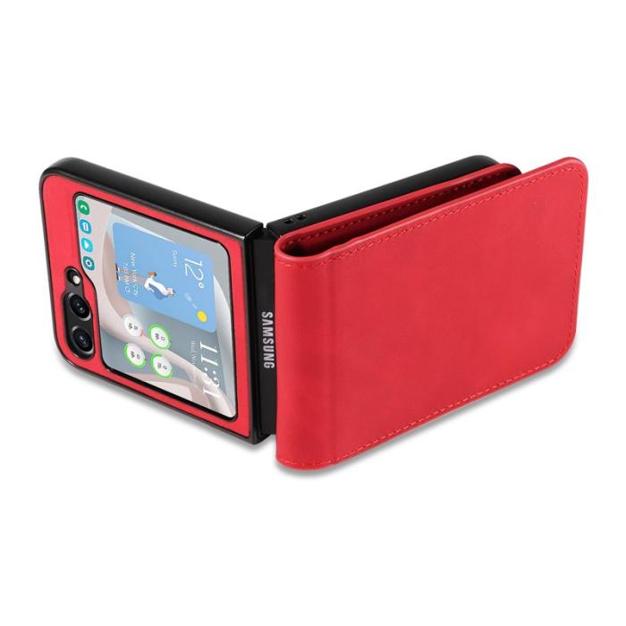 FORWENW - FORWENW Fantasy Series Samsung Galaxy Z Flip5 Fodral - Röd