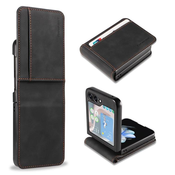 FORWENW - FORWENW Fantasy Series Samsung Galaxy Z Flip5 Fodral - Svart