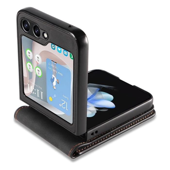 FORWENW - FORWENW Fantasy Series Samsung Galaxy Z Flip5 Fodral - Svart