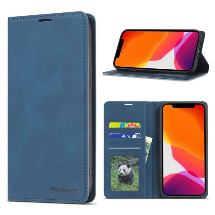 FORWENW - FORWENW Fantasy Series Silky Touch Skal i Äkta läder - Blå