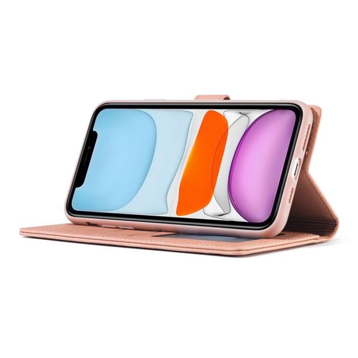 FORWENW - FORWENW iPhone 11 Pro Fodral i Äkta läder - Roséguld