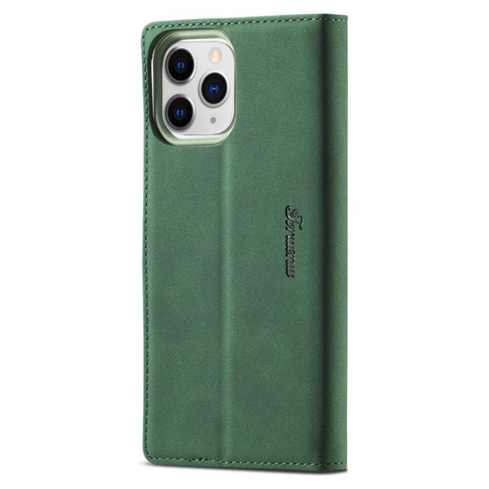 FORWENW - FORWENW iPhone 13 Fodral i Äkta läder - Grön