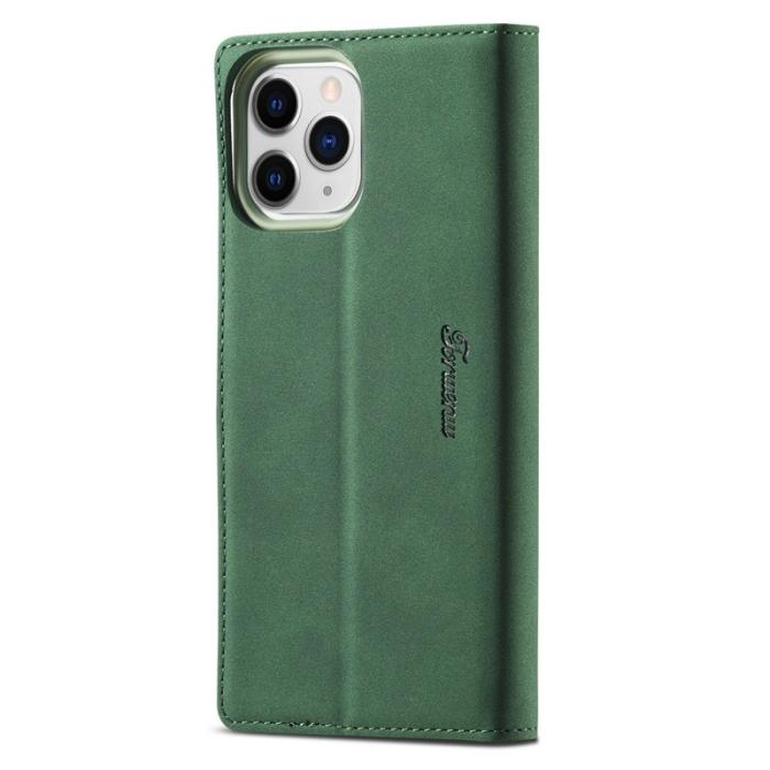 FORWENW - FORWENW iPhone 13 Pro Max Fodral Äkta läder - Grön