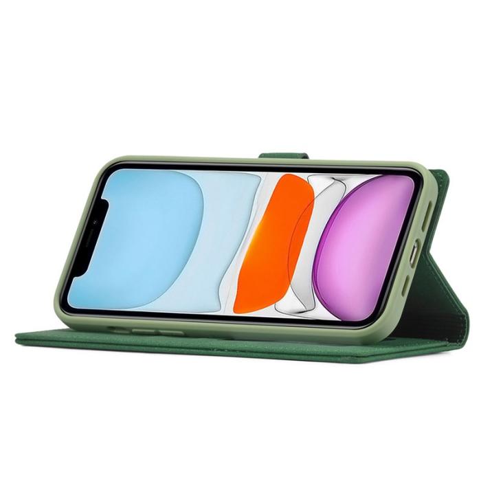 FORWENW - FORWENW iPhone 13 Pro Max Fodral Äkta läder - Grön