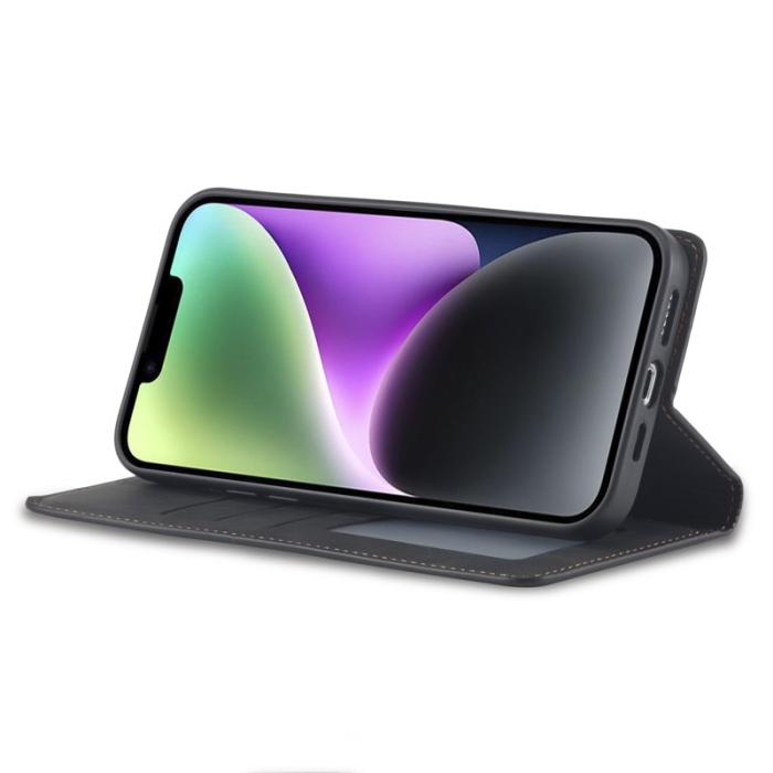 FORWENW - FORWENW iPhone 14 Plus Skal i Skinvänligt Läder - Svart