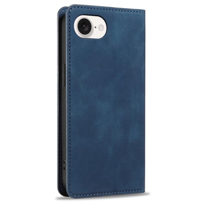 FORWENW - FORWENW iPhone 16e Fodral Skin-Touch Läder - Blå