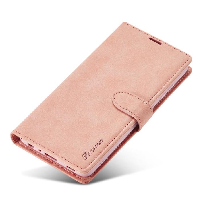 FORWENW - FORWENW Samsung Galaxy A33 5G F1 Flip Fodral Äkta läder - Roséguld