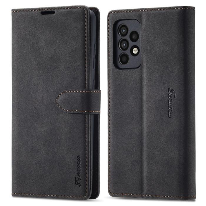 FORWENW - FORWENW Samsung Galaxy A33 5G F1 Series Flip Fodral - Svart