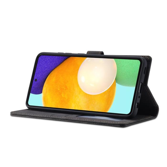 FORWENW - FORWENW Samsung Galaxy A33 5G F1 Series Flip Fodral - Svart