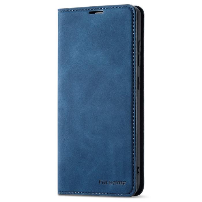 FORWENW - FORWENW Samsung Galaxy A33 5G Fodral Äkta läder - Blå