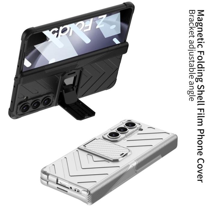 GKK - GKK Armor Fodral för Samsung Galaxy Z Fold5 - Hård PC - Vinröd