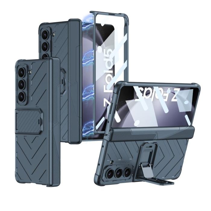 GKK - GKK Armor Samsung Galaxy Z Fold5 Fodral - Hård PC - Grön