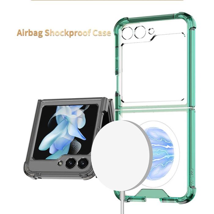 GKK - GKK för Samsung Galaxy Z Flip5 Fodral TPU - Transparent