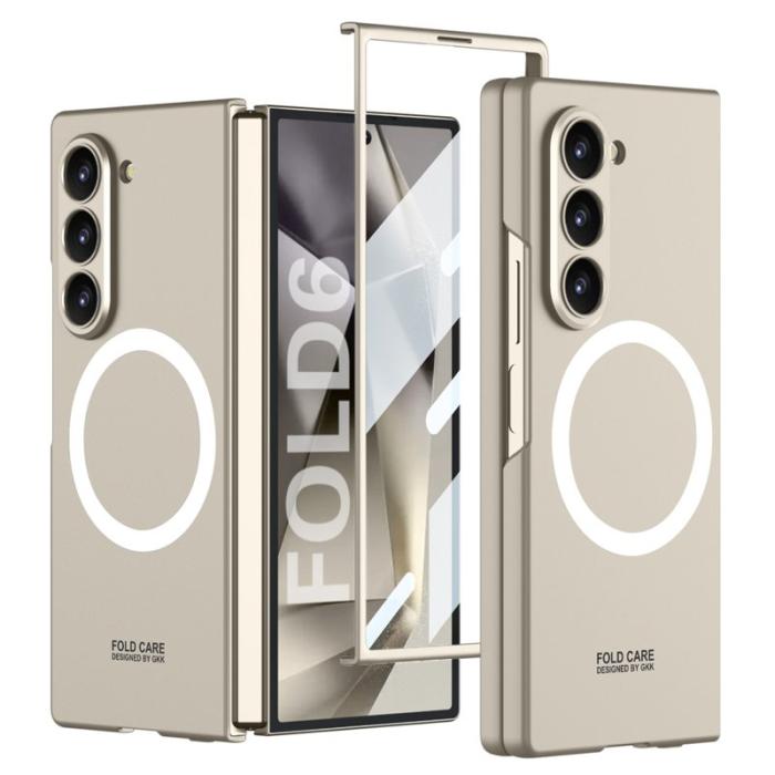 GKK - GKK för Samsung Galaxy Z Fold6 5G Fodral PC - Titanium Grey