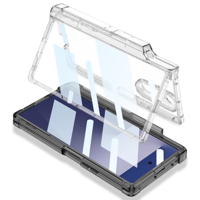 GKK - GKK för Samsung Galaxy Z Fold7 Fodral Äkta läder - Svart