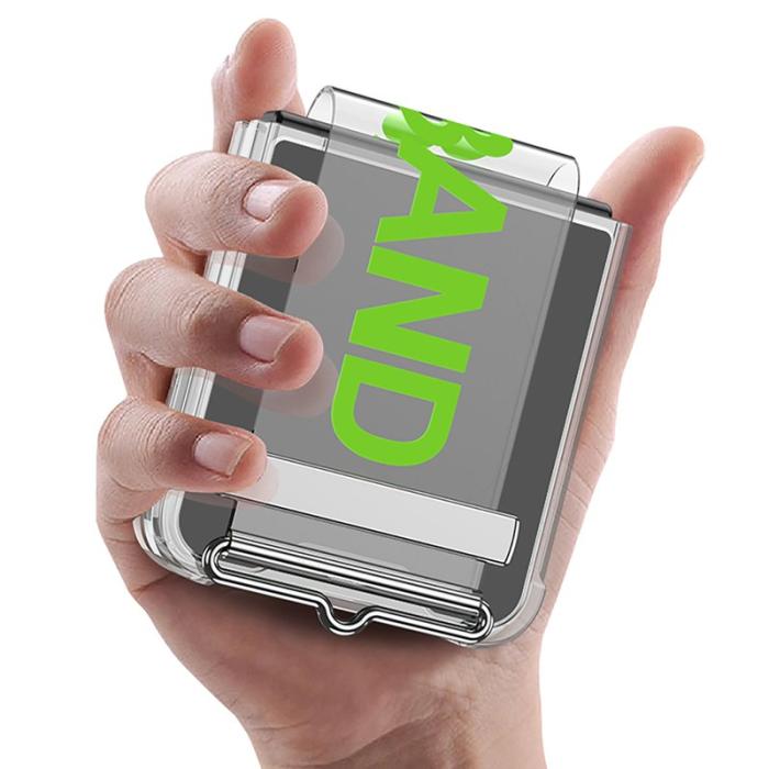 GKK - GKK Fodral för Samsung Galaxy Z Flip7 FE 5G - Transparent Röd