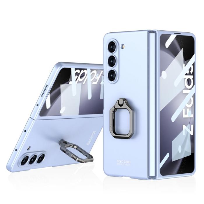 GKK - GKK Fodral för Samsung Galaxy Z Fold5 5G - Hård PC - Baby Blue