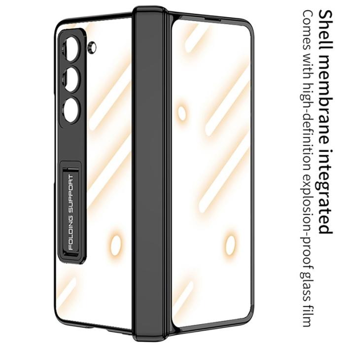 GKK - GKK Fodral för Samsung Galaxy Z Fold5 5G - Hård PC - Blå