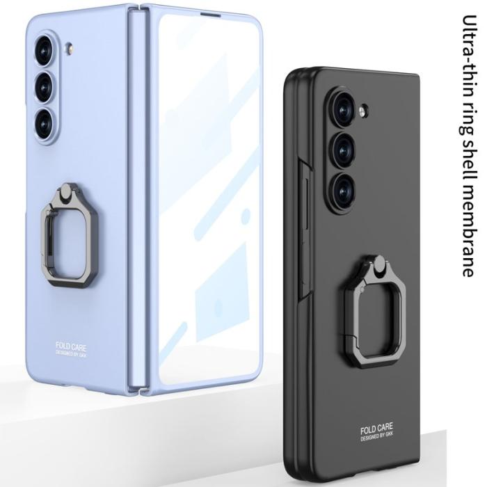 GKK - GKK Fodral för Samsung Galaxy Z Fold5 5G - Hård PC - Svart