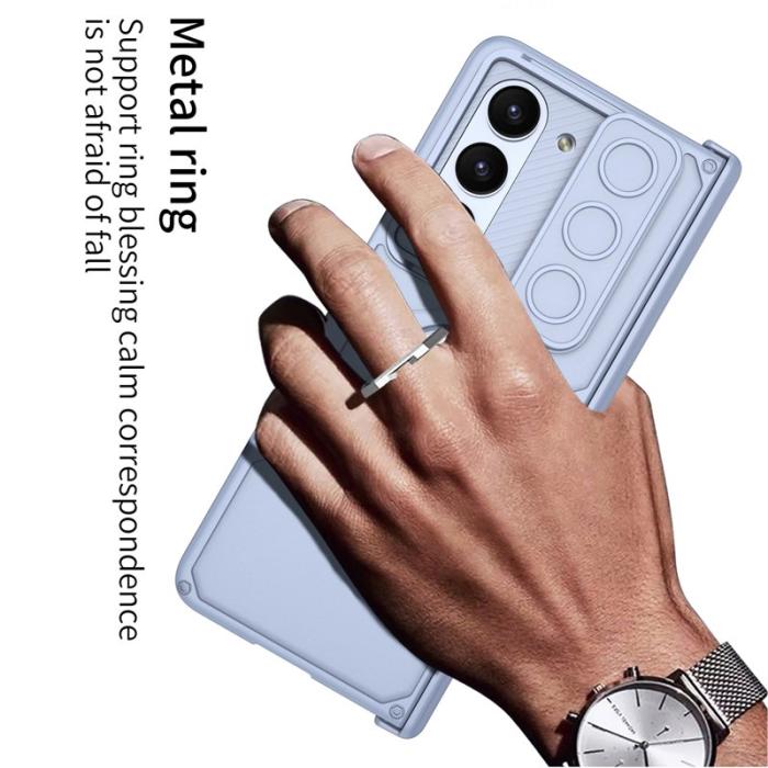 GKK - GKK Fodral för Samsung Galaxy Z Fold5 5G - Magnetisk PC - Grön