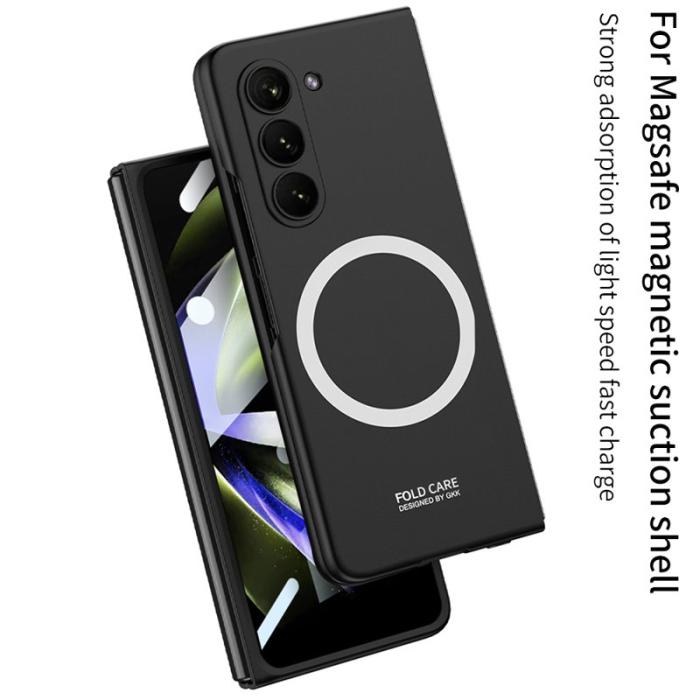 GKK - GKK Fodral för Samsung Galaxy Z Fold5 Slim - Hård PC - Vinröd