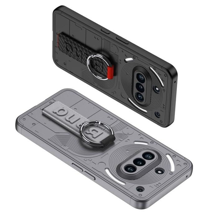 GKK - GKK For Nothing Phone (3a) Fodral Hard PC - Kolfiber - Svart