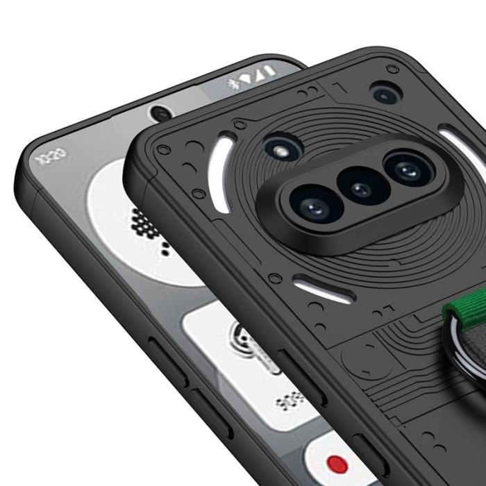 GKK - GKK For Nothing Phone (3a) Fodral Hard PC - Svart