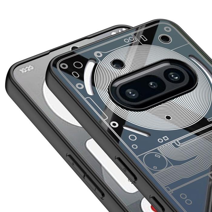 GKK - GKK For Nothing Phone (3a) Fodral PC + TPU - Svart