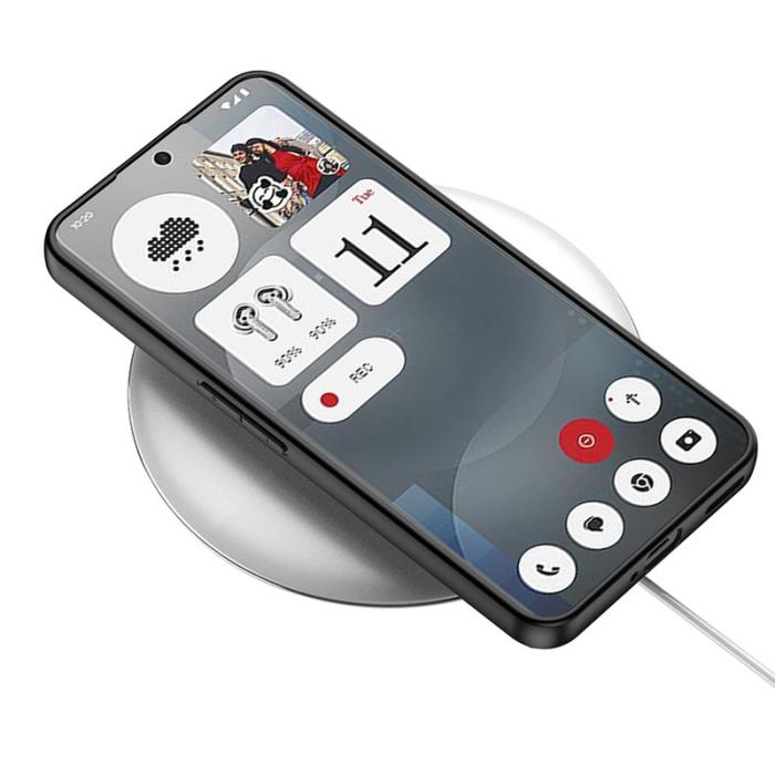 GKK - GKK For Nothing Phone (3a) Fodral PC + TPU - Vit