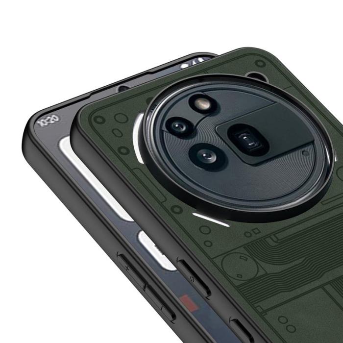 GKK - GKK For Nothing Phone (3a) Pro Fodral Äkta läder - Brun