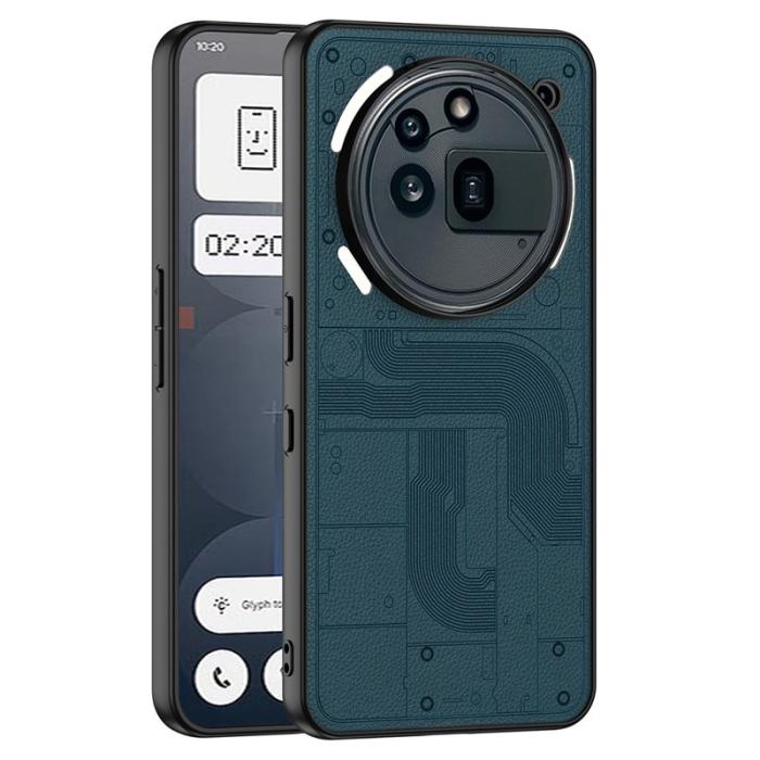 GKK - GKK For Nothing Phone (3a) Pro Fodral - PU + TPU + PC - Grön