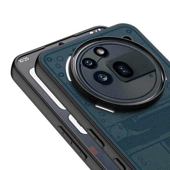 GKK - GKK For Nothing Phone (3a) Pro Fodral - PU + TPU + PC - Grön