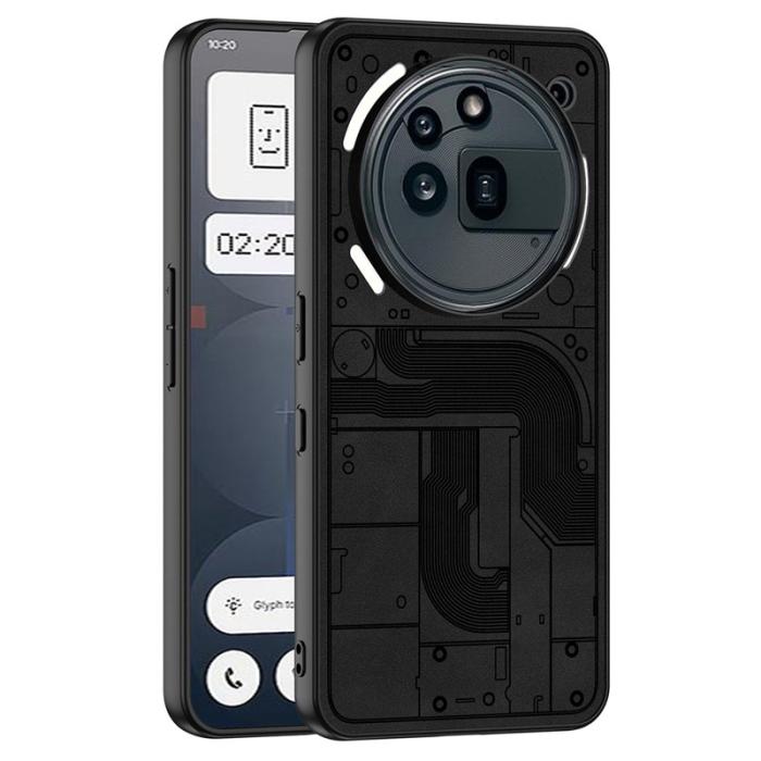 GKK - GKK For Nothing Phone (3a) Pro Fodral PU + TPU + PC - Svart