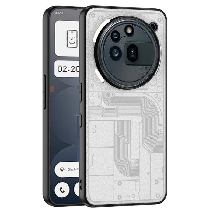 GKK - GKK For Nothing Phone (3a) Pro Fodral - PU + TPU + PC - Vit