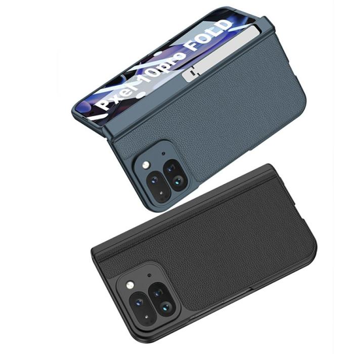 GKK - GKK Google Pixel 10 Pro Fodral - Magnetisk - Äkta läder - Svart