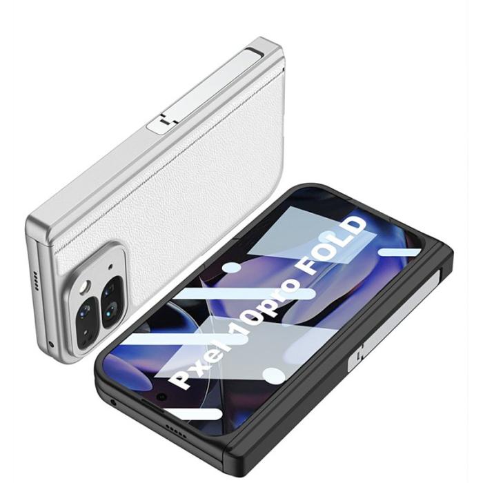 GKK - GKK Google Pixel 10 Pro Fodral - Magnetisk - Äkta läder - Svart