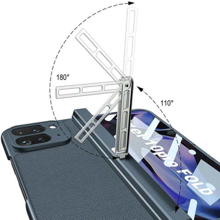 GKK - GKK Google Pixel 10 Pro Fodral - Magnetisk - Äkta läder - Svart