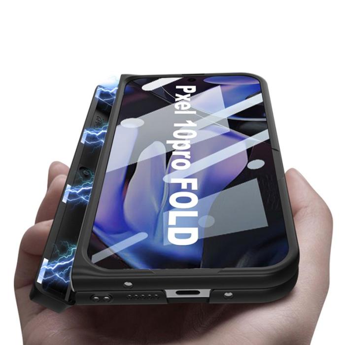 GKK - GKK Google Pixel 10 Pro Fodral - PC + Härdat glas - Silver