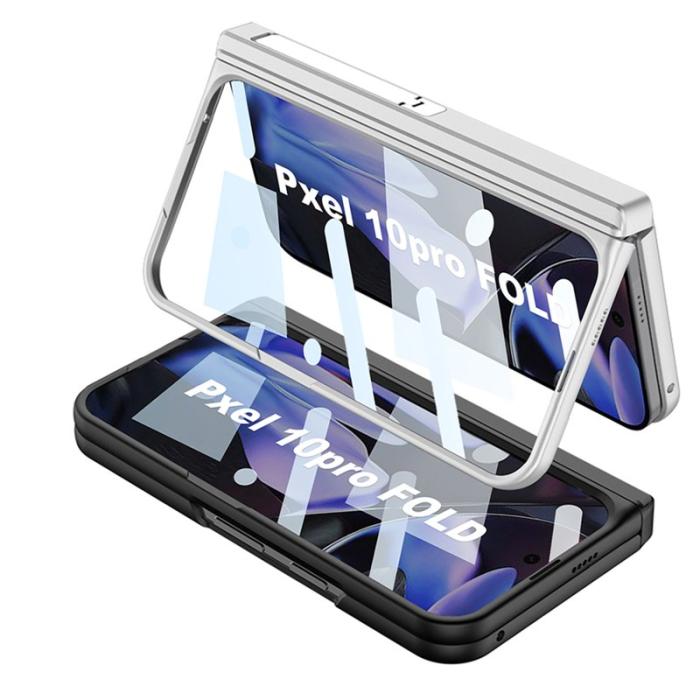 GKK - GKK Google Pixel 10 Pro Fodral - PC + TempeRöd Glass - Svart