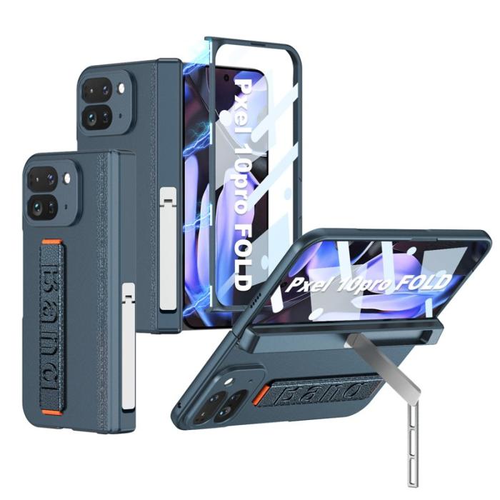 GKK - GKK Google Pixel 10 Pro Fold Fodral - Grön - PC med Handrem